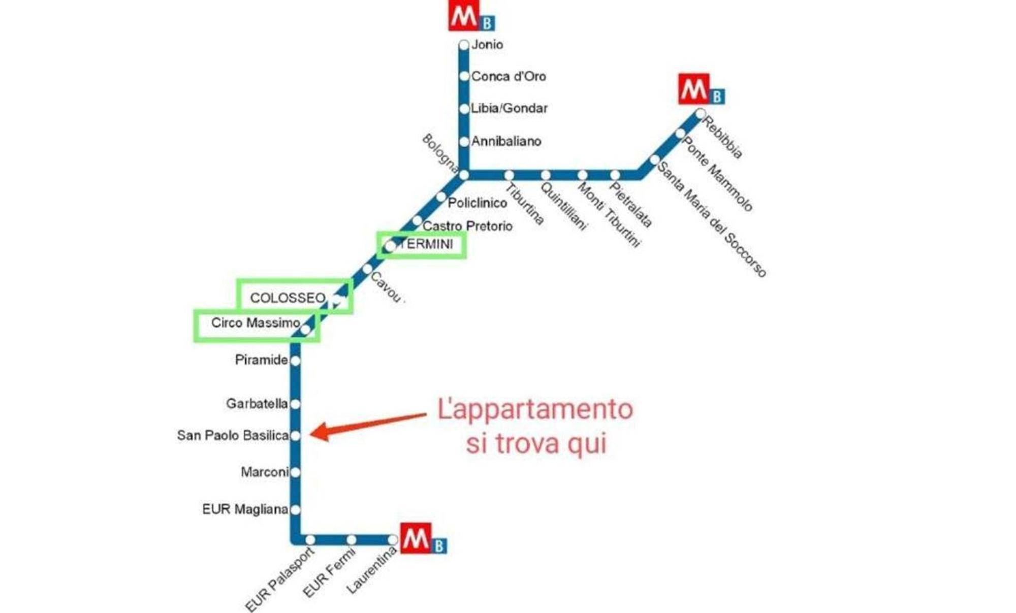 شقة Casa Paolina A Metro San Paolo روما المظهر الخارجي الصورة